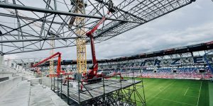 teupen leo 23 przy pracy - liftcrane.pl spiderlift